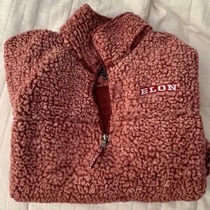 Elon university Sherpa fleece